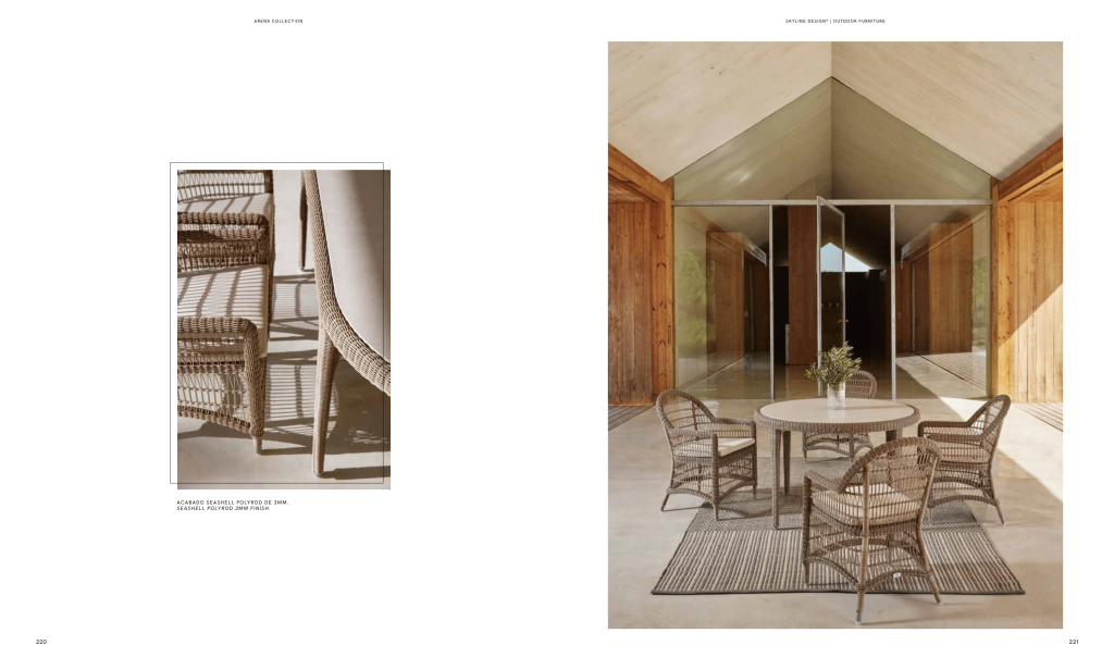 Table ronde Aréna - Rotin du Pacific | Vente de meubles en rotin, en